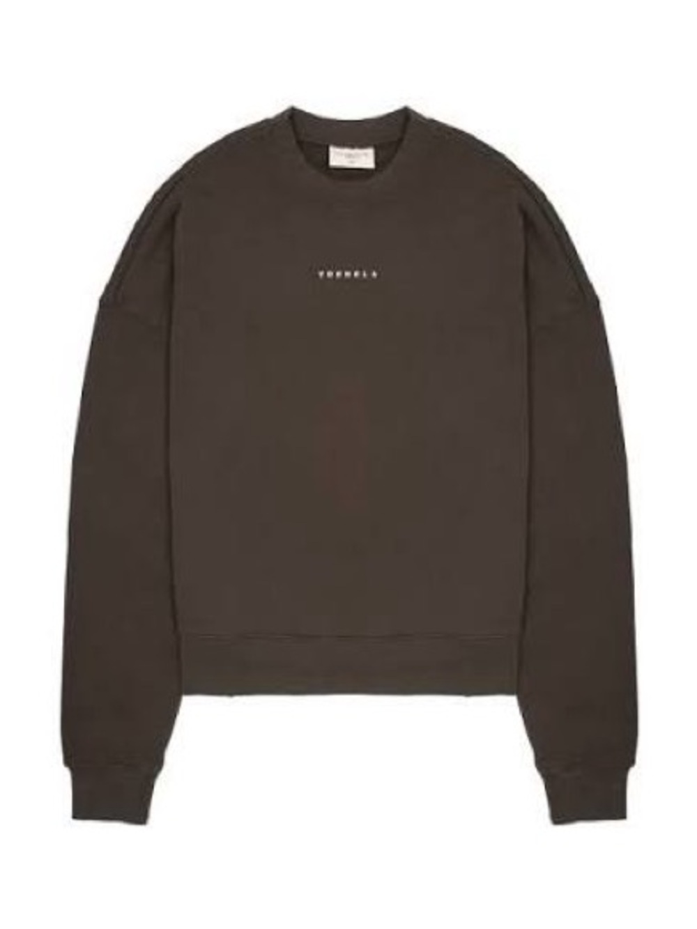 Mens YoungLA 561 Super Size Crewneck Oversized Sweater - Brown Wash Size Large 